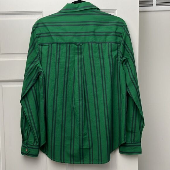 Anthropologie Maeve Striped Button down Top Size 12 - Picture 7 of 7